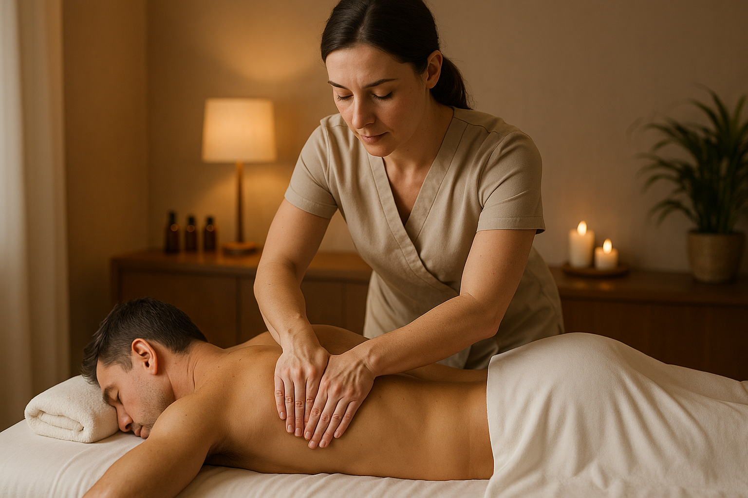 Deep tissue massage pictures
